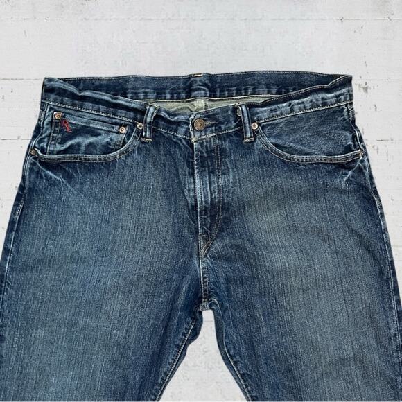 Polo Ralph Lauren Men’s Classic 867 Jeans Size 35 X 30 Denim Preppy Old Money - Picture 3 of 11